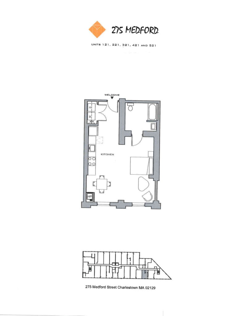 Floor plan, loft 421